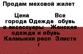 Продам меховой жилет › Цена ­ 14 500 - Все города Одежда, обувь и аксессуары » Женская одежда и обувь   . Калмыкия респ.,Элиста г.